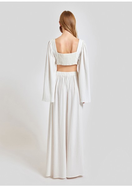 Amalfi Kırık Beyaz Kadın Pantolon indirimleri