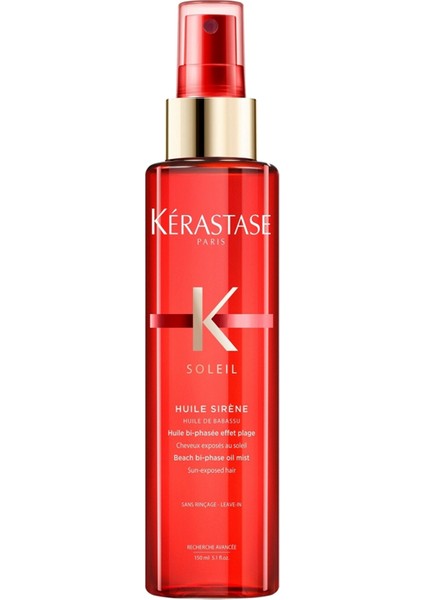 Soléil Huile Sirene Bukle Belirginleştirici Durulanmayan Çift Fazlı Sprey Yağ 150 ml