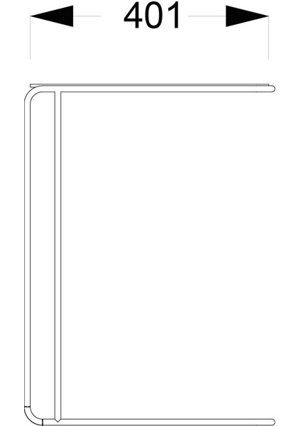 To Notebook Koyu Kahve Krom Yan Sehpa