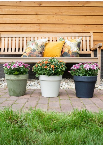 Nayla Siyah Plastik Saksı 25X23 cm fiyatları