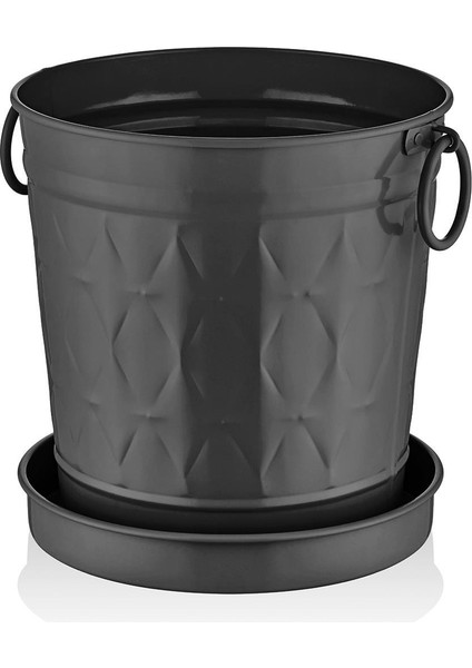 Prizma Siyah Saksı 33 cm fiyatları