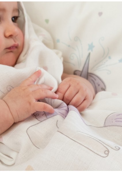 Astra Organik Pamuk Müslin Bebek Çocuk Panço Bornoz indirimleri