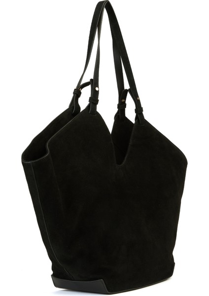 Dalia Siyah Kadın Deri Alışveriş Çantası modelleri