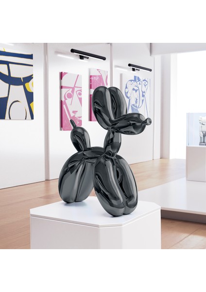 Jeff Koons Balloon Dog Siyah Heykel fiyatları