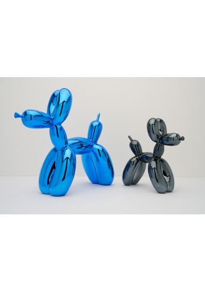 Jeff Koons Balloon Dog Siyah Heykel modelleri