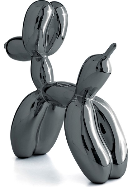 Jeff Koons Balloon Dog Siyah Heykel