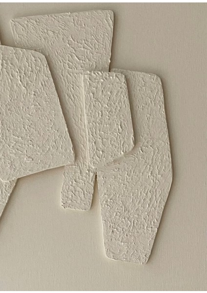 Beige Akrilik El Yapımı 4'lü Tablo 40X40 cm modelleri