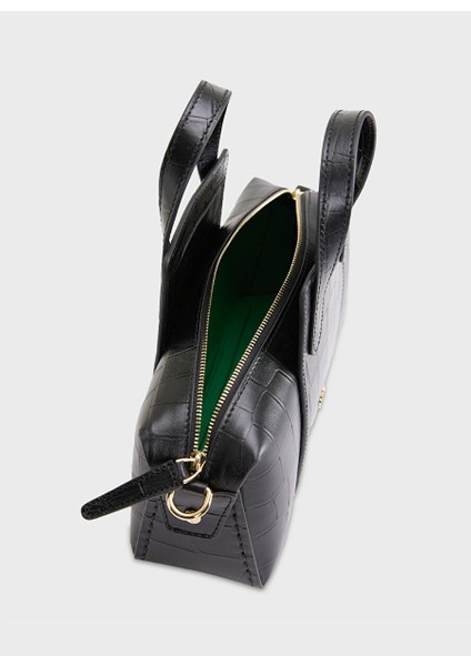 Siyah Kadın Deri El Çantası HV171125202 indirimleri