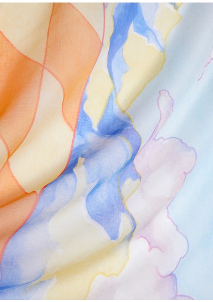 Çok Renkli Desenli Kadın Şal fiyatları