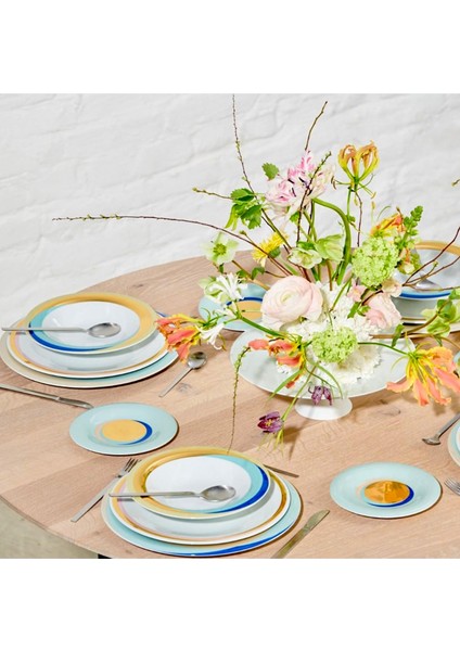 Fluen Shifting Colors Porselen Servis Tabağı 24 cm fiyatları