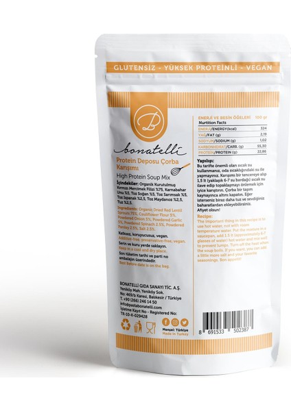 Protein Deposu Çorba Karışımı 200 gr modelleri