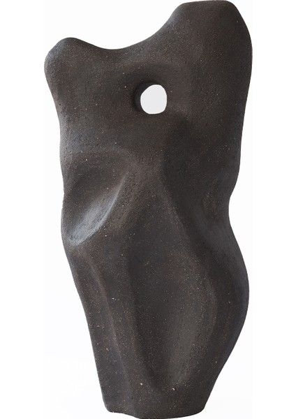 Dialogue Kahverengi Stoneware Dekoratif Obje