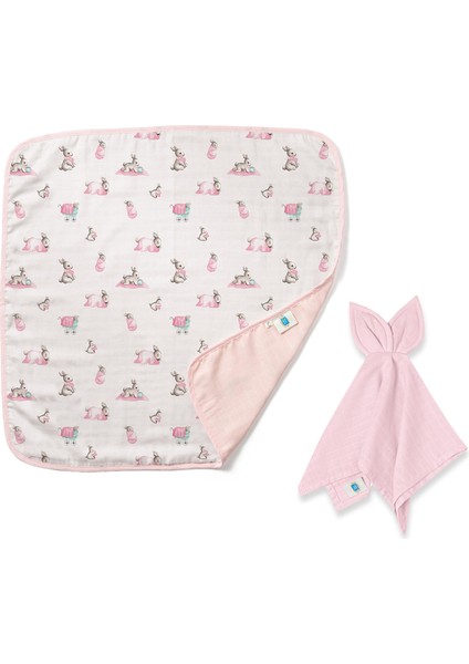 %100 Bebe Lapin Rose 2'li Uyku Hediye Seti