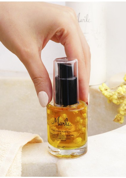 Doğal Lifting Etkili Serum ve Ahşap Yüz Masaj Aleti fiyatları