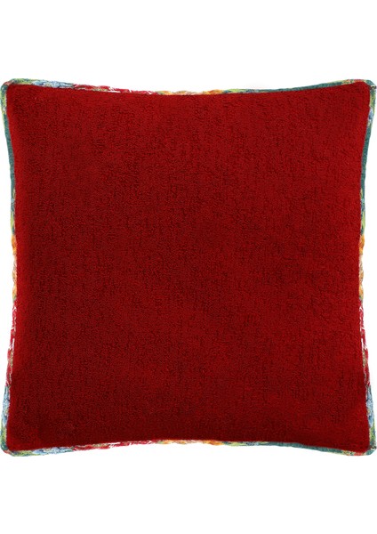 Red Serenade Façalı Kırmızı Dekoratif Kırlent 50 x 50 cm