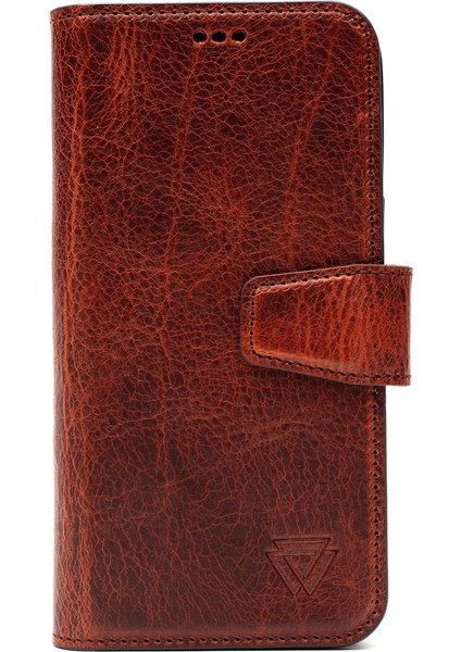 Classic Case iPhone 16 Pro Max Brick Deri Telefon Kılıfı