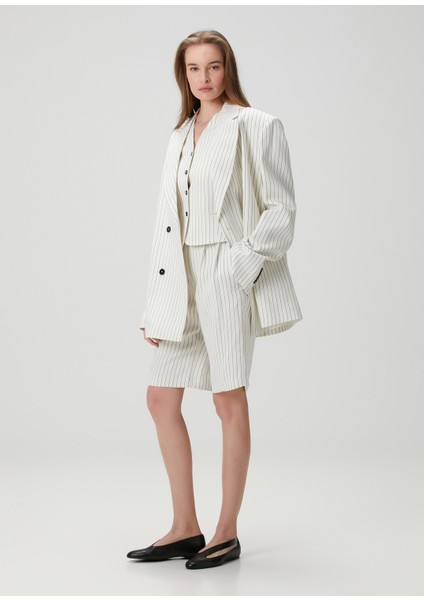 Vanua Siyah Krem Çizgili Yelek fiyatları