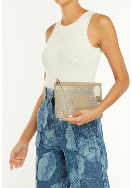 Krem Logo Desenli Kadın Çanta fiyatları