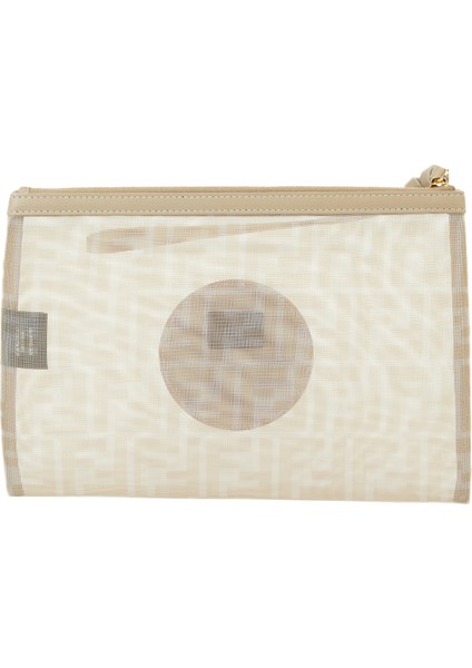 Krem Logo Desenli Kadın Çanta fırsatları