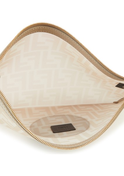 Krem Logo Desenli Kadın Çanta indirimleri