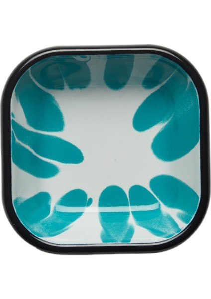 Biraz Renk Turkuaz Emaye Meze Tabağı 11 cm