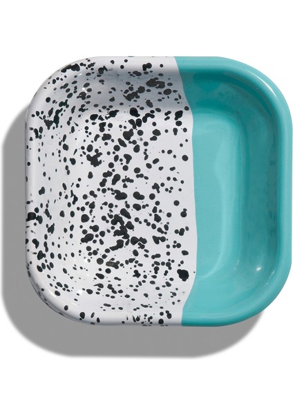 Mind Pop Turkuaz Emaye Kare Meze Tabağı 11 cm fiyatları