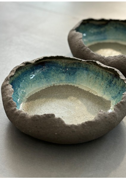 Stone Gri Yeşil Seramik Dekoratif Tabak fiyatları