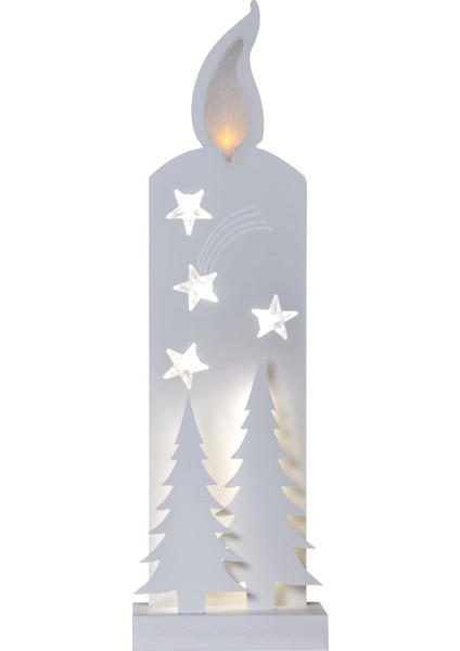 650-18 Beyaz Dekoratif Yılbaşı Aydınlatması