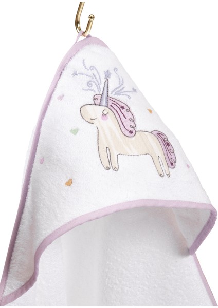 Astra %100 Organik Pamuklu Nakışlı Bebek Havlu Kundak 80 x 80 cm fırsatları