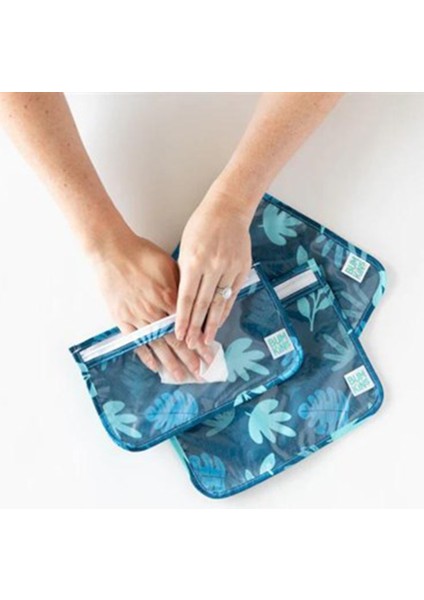 Blue Tropic Mavi Erkek Bebek Şeffaf Seyahat Çantası fırsatları