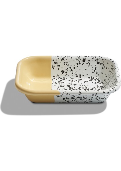 Mind-Pop Sarı Emaye Küçük Meze Tabağı 16 cm