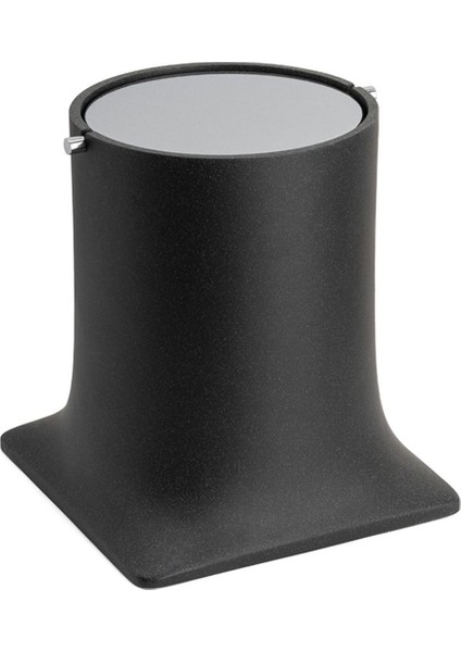 Siyah Krom Banyo Çöp Kovası 4 Lt