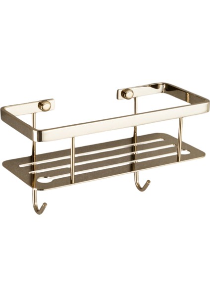 Gold Renk Banyo Duş Raf Sistemi