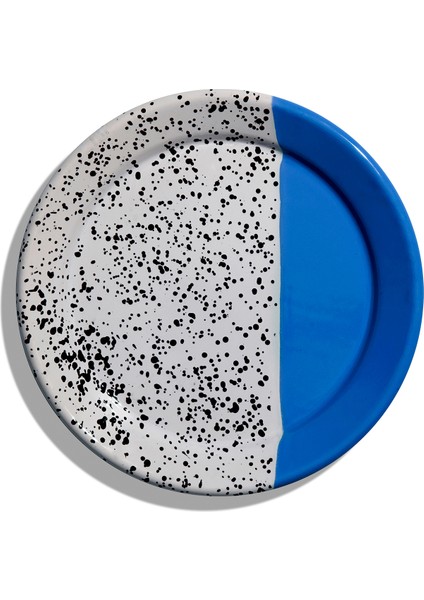 Mind-Pop Kobalt Mavi Emaye Yemek Tabağı 25 cm