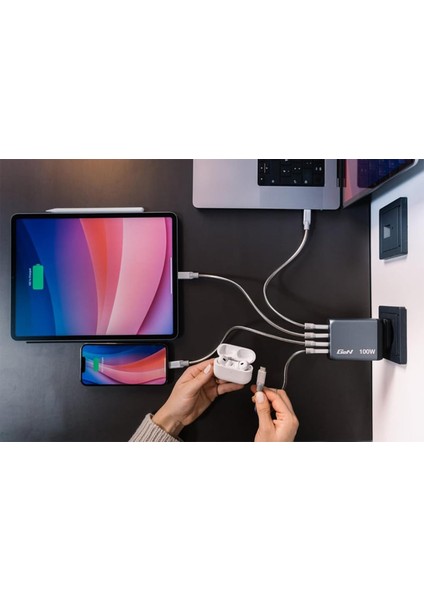 GNC-100 100W Gan Charger Hızlı Şarj Cihazı fiyatları