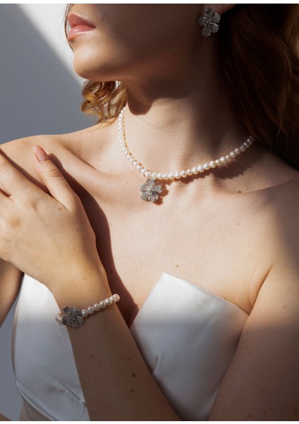 Viola Gümüş Rengi 925 Ayar Gümüş Kadın Bileklik fiyatları