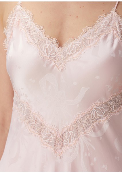 Serita Pembe Jakarlı Maksi Elbise indirimleri