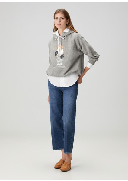 Gri Baskılı Sweatshirt fiyatları