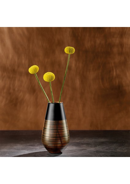 Manufacture Swirl Siyah Kristal Vazo 18 cm fiyatları