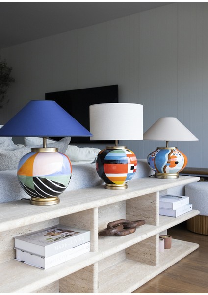 Pieno El Yapımı Seramik Abajur indirimleri