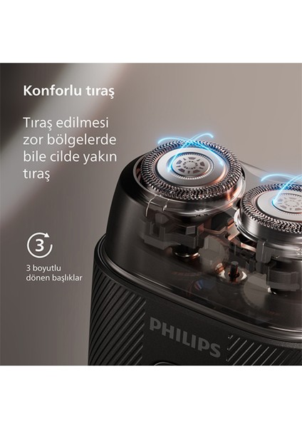Shaver 500 Serisi S591/05 Islak ve Kuru Elektrikli Kompakt Tıraş Makinesi fırsatları