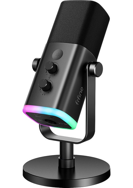 Am8 Usb/xlr Dinamik Rgb Yayıncı Oyuncu Stüdyo Mikrofonu