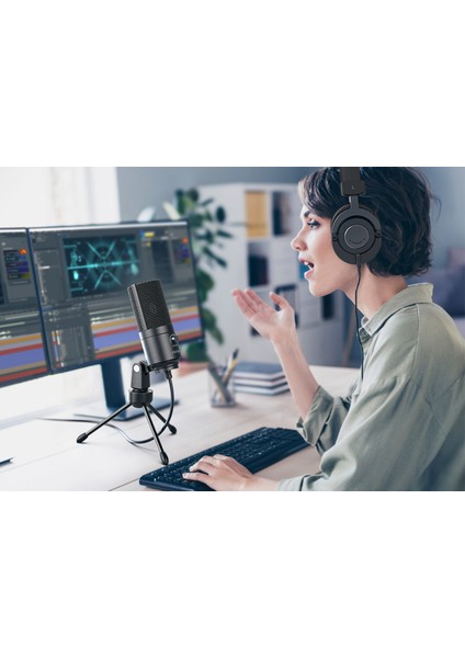 K669B USB Siyah Mikrofon indirimleri