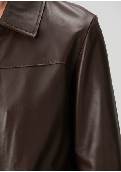 Ascot Kahverengi Deri Ceket indirimleri