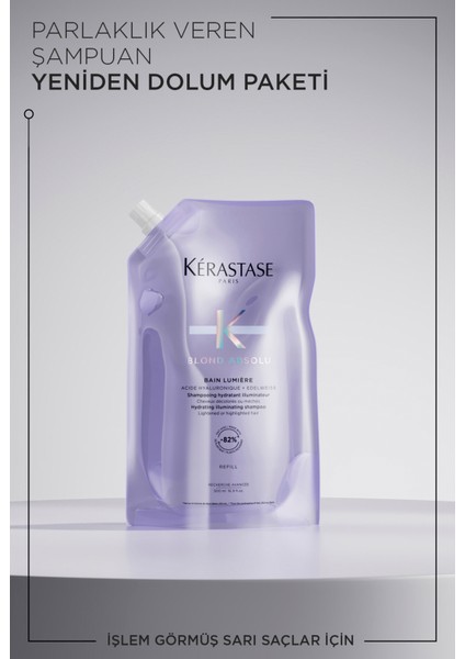 Blond Absolu Bain Lumiere Parlaklık Veren Refill Şampuan 500 ml fiyatları