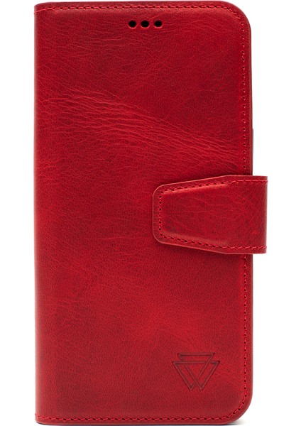 Classic Case iPhone 16 Pro Max Magenta Deri Telefon Kılıfı