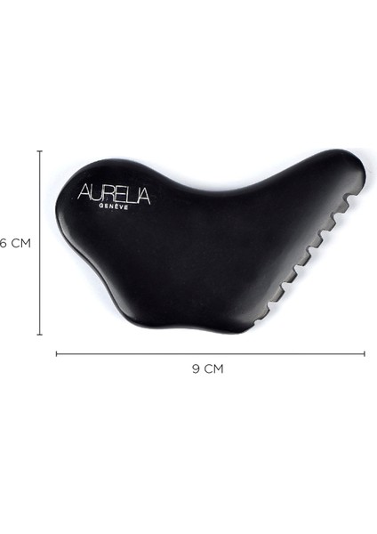 Black Bıan Stone Butterfly Shaped gua sha modelleri