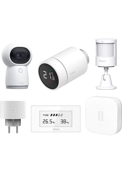 AQ-BS6B Apple Home Destekli 2k 1296P 360° Görüş Açılı Zigbee 3.0 Hub Yerleşik Akıllı Bebek Kamerası