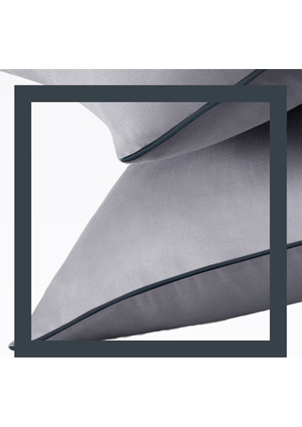 Antrasit Biyeli Gri Yastık Kılıfı 50X70 cm modelleri