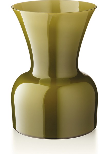 Profili Daisy Zeytin Yeşili Cam Büyük Boy Vazo